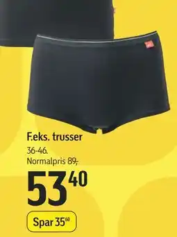 Føtex trusser, DKK 53.4 tilbud