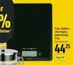 Føtex Køkkenchef digital køkkenvægt 5 kg, DKK 44.25 tilbud