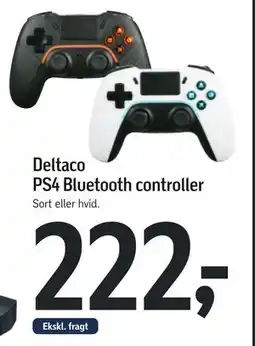 Føtex Deltaco PS4 Bluetooth controller, DKK 222 tilbud