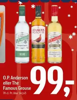 Føtex O.P. Anderson eller The Famous Grouse, DKK 99 tilbud