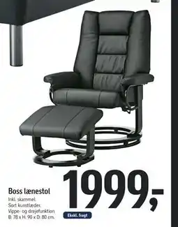 Føtex Boss lænestol, DKK 1999 tilbud