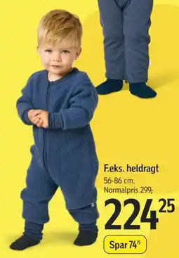 Føtex heldragt, DKK 224.25 tilbud