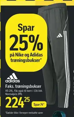 Føtex træningsbukser, DKK 224.25 tilbud