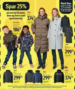 Føtex Spar 25% på overtøj til dame, børn og herre samt sportsovertøj tilbud