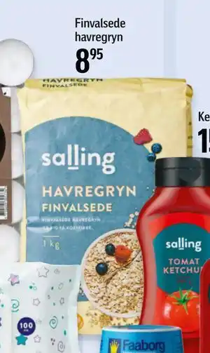 Føtex Finvalsede havregryn, DKK 8.95 tilbud