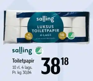 Føtex Toiletpapir, DKK 38.18 tilbud