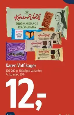 Føtex Karen Volf kager, DKK 12 tilbud