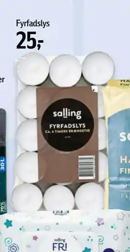 Føtex Fyrfadslys, DKK 25 tilbud