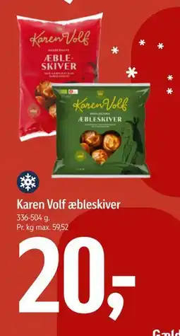Føtex Karen Volf æbleskiver, DKK 20 tilbud