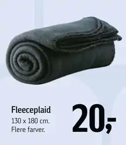 Føtex Fleeceplaid, DKK 20 tilbud