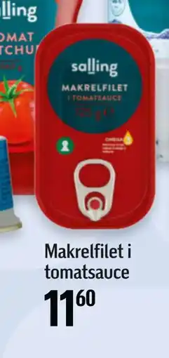 Føtex Makrelfilet i tomatsauce, DKK 11.6 tilbud