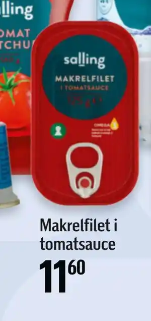 Føtex Makrelfilet i tomatsauce, DKK 11.6 tilbud