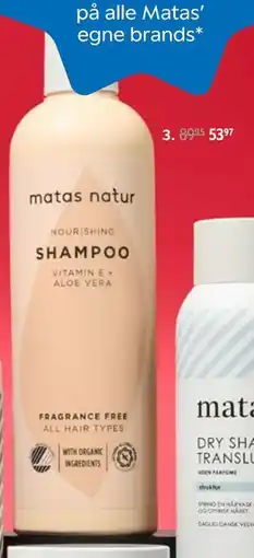 Matas MATAS NATUR, Medlemspris tilbud