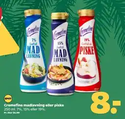 Netto Cremefine madlavning eller piske, DKK 8 tilbud