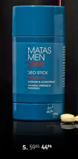 Matas MATAS STRIBER MEN, Medlemspris tilbud