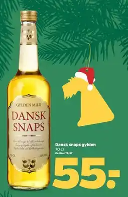 Netto Dansk snaps gylden, DKK 55 tilbud