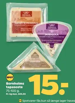 Netto Bornholms tapasoste, DKK 15 tilbud