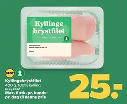 Netto Kyllingebrystfilet, DKK 25 tilbud