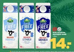 Netto Arla Lactofree økologisk mælk, DKK 14 tilbud