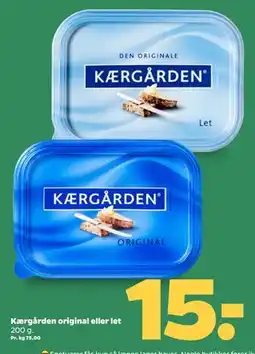 Netto Kærgården original eller let, DKK 15 tilbud
