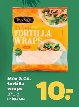 Netto Mex & Co. tortilla wraps, DKK 10 tilbud
