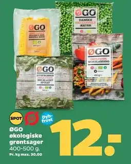Netto ØGO økologiske grøntsager, DKK 12 tilbud
