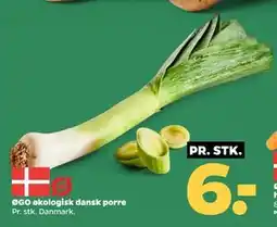 Netto ØGO økologisk dansk porre, DKK 6 tilbud