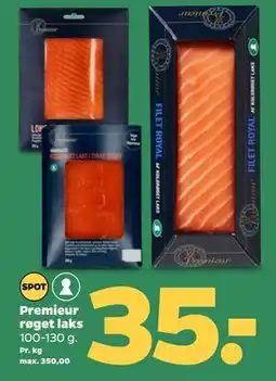Netto Premieur røget laks, DKK 35 tilbud