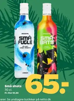 Netto Små shots, DKK 65 tilbud