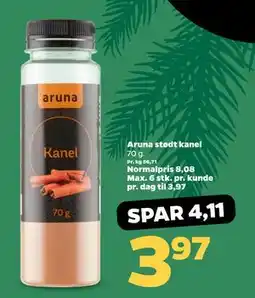 Netto Aruna stødt kanel, DKK 3.97 tilbud
