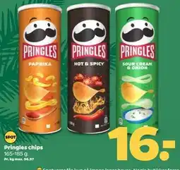 Netto Pringles chips, DKK 16 tilbud