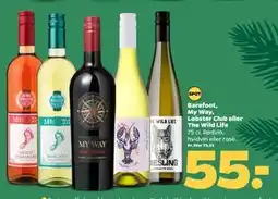 Netto Barefoot, My Way, Lobster Club eller The Wild Life, DKK 55 tilbud