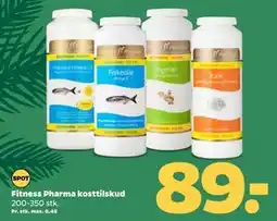Netto Fitness Pharma kosttilskud, DKK 89 tilbud