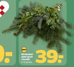 Netto Mixbuket med gran i bundt, DKK 39 tilbud