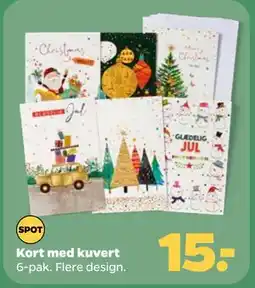 Netto Kort med kuvert, DKK 15 tilbud
