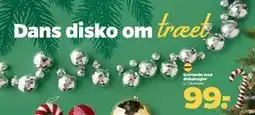 Netto Guirlande med diskokugler, DKK 99 tilbud