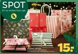 Netto Gaveæsker- eller pose, DKK 15 tilbud
