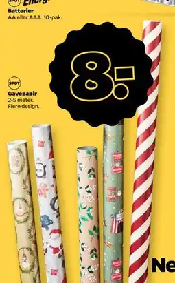 Netto Gavepapir, DKK 8 tilbud