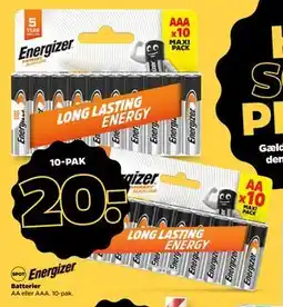 Netto Batterier, DKK 20 tilbud