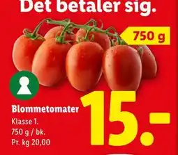 Lidl Blommetomater, DKK 15 tilbud
