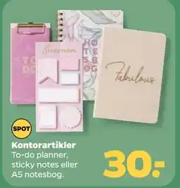 Netto Kontorartikler, DKK 30 tilbud