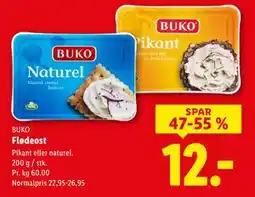 Lidl Flødeost, DKK 12 tilbud