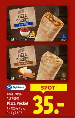 Lidl Pizza Pocket, DKK 35 tilbud