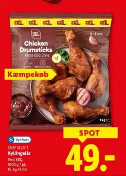 Lidl Kyllingelår, DKK 49 tilbud