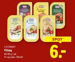 Lidl Pålæg, DKK 6 tilbud