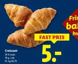 Lidl Croissant, DKK 5 tilbud