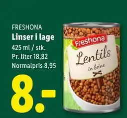 Lidl Linser i lage, DKK 8 tilbud