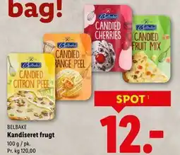 Lidl Kandiseret frugt, DKK 12 tilbud