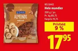Lidl Hele mandler, DKK 17.95 tilbud