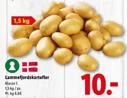 Lidl Lammefjordskartofler, DKK 10 tilbud